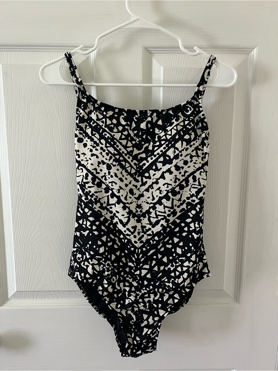Aqua Green Other - Aqua Green Black and White Womens Swimsuit